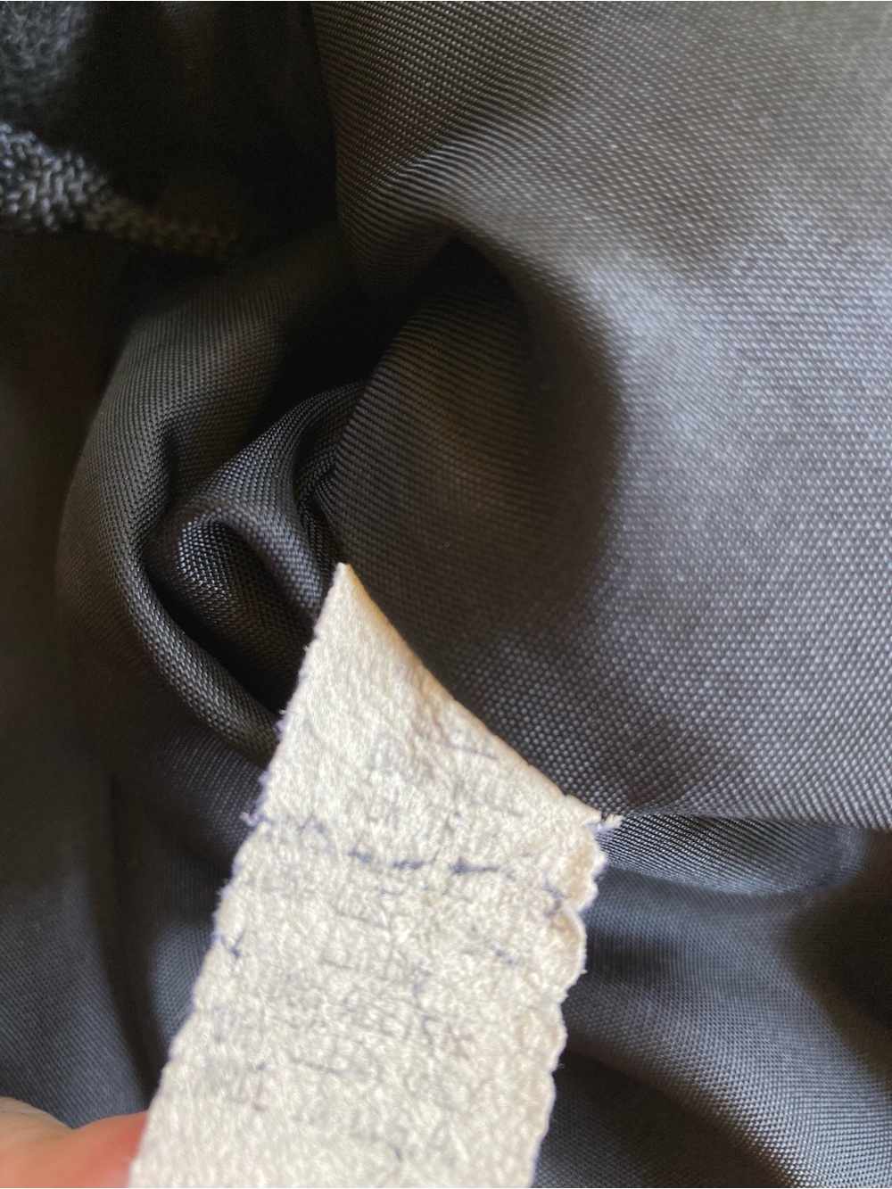 Albert Nipon Adjustable Waist Gray Wool Coat Black Faux Fur Hood & Cuffs XS - Picture 12 of 14
